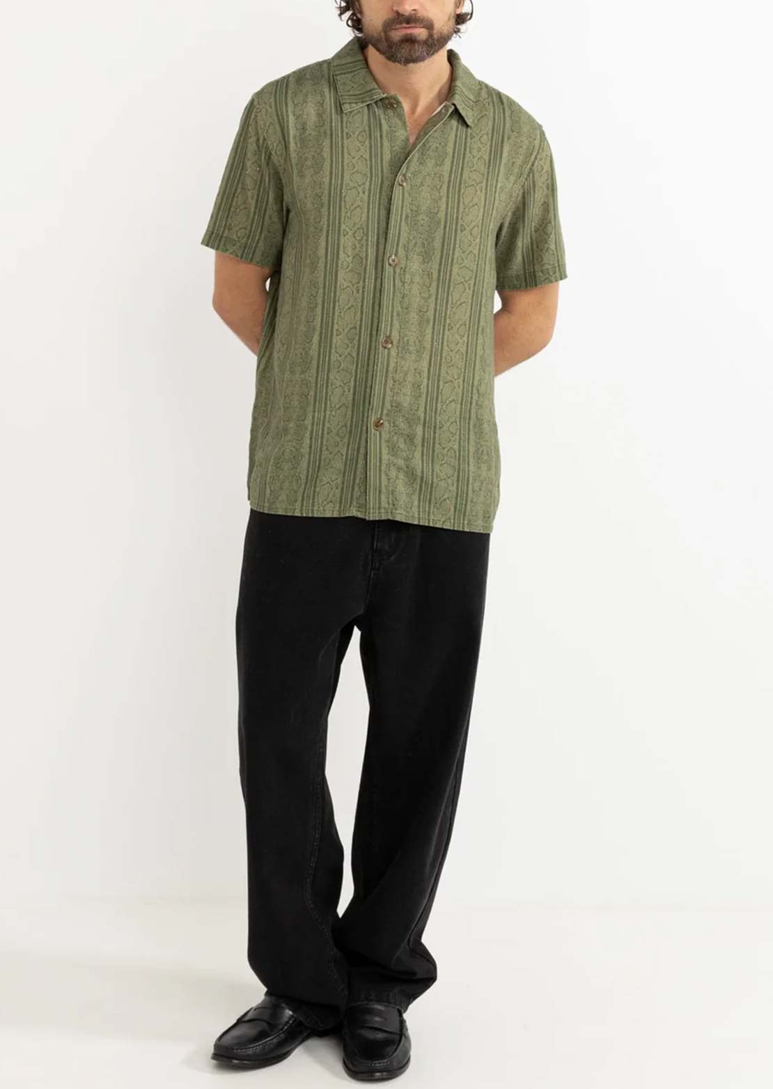 Rhythm Men's Essential Jeans Worn Black