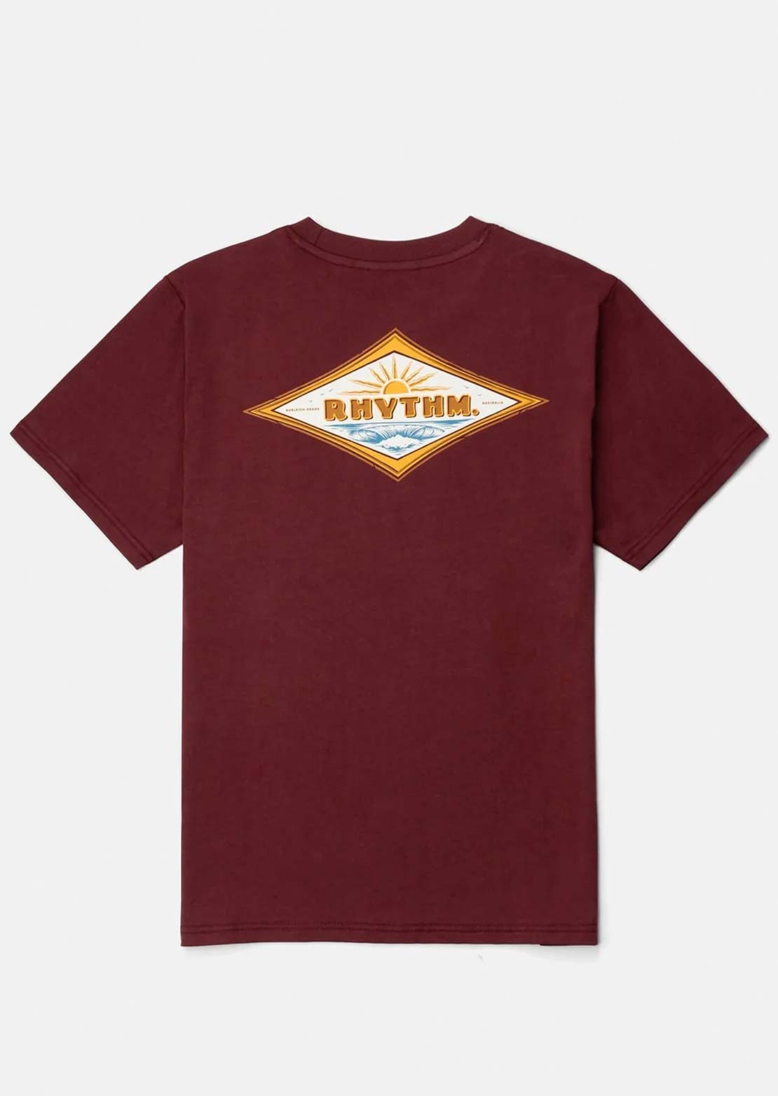 Rhythm Men's Frame T-Shirt Merlot