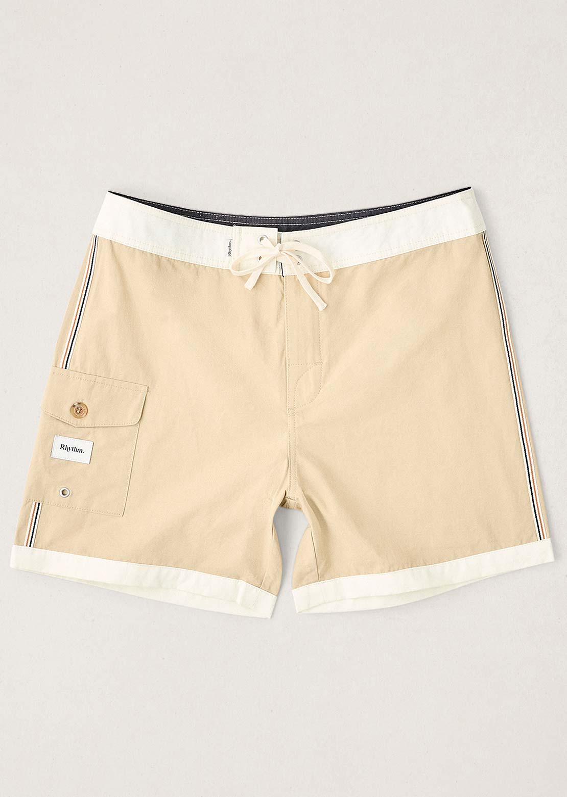 Rhythm Men's Heritage Hem Trunk Shorts