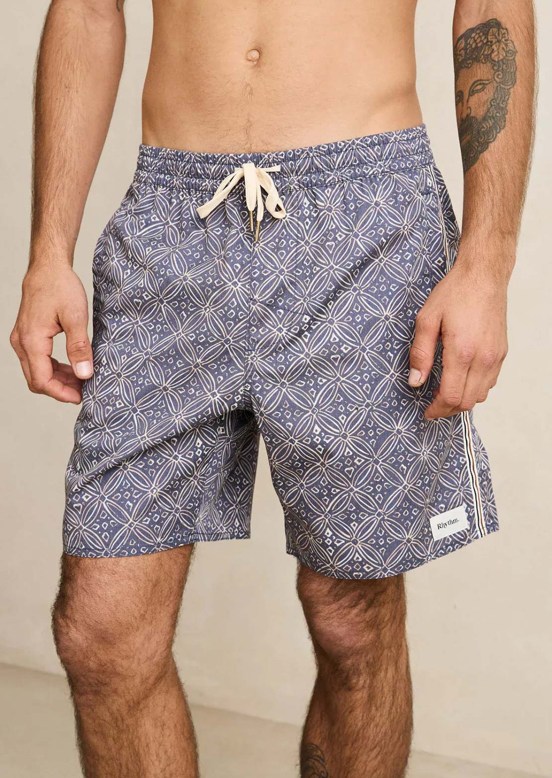 Rhythm Men's Heritage Java Beach Shorts