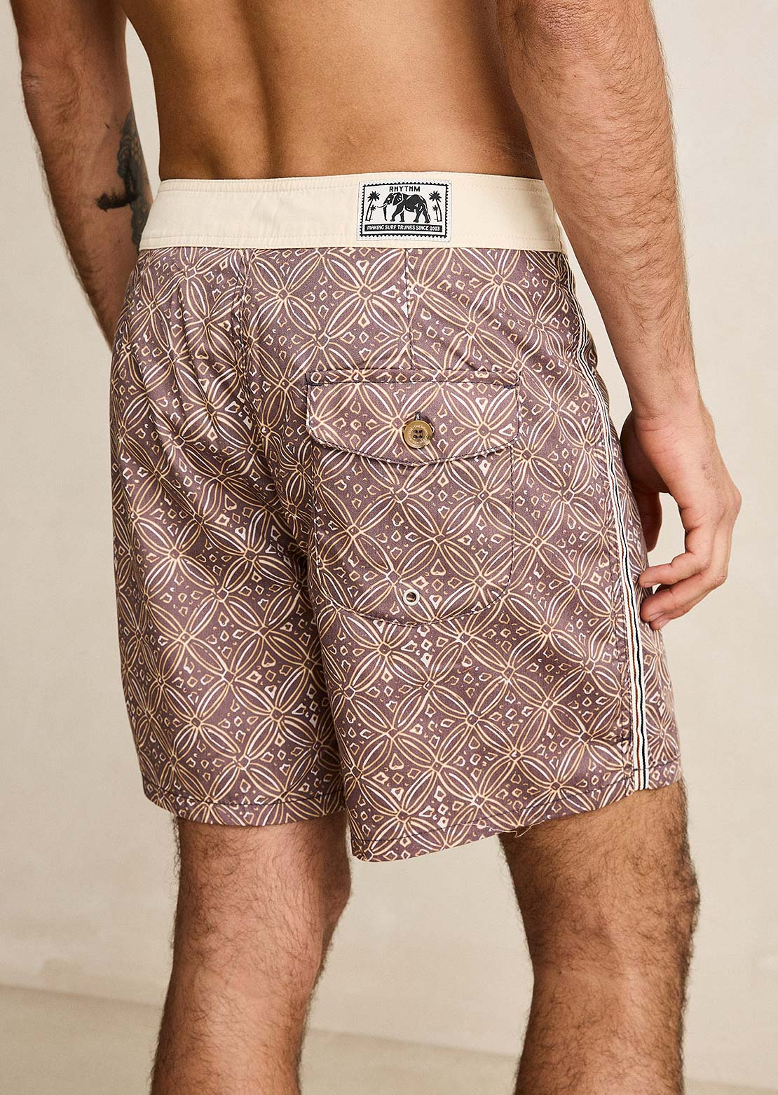 Rhythm Men's Heritage Java Trunk Shorts