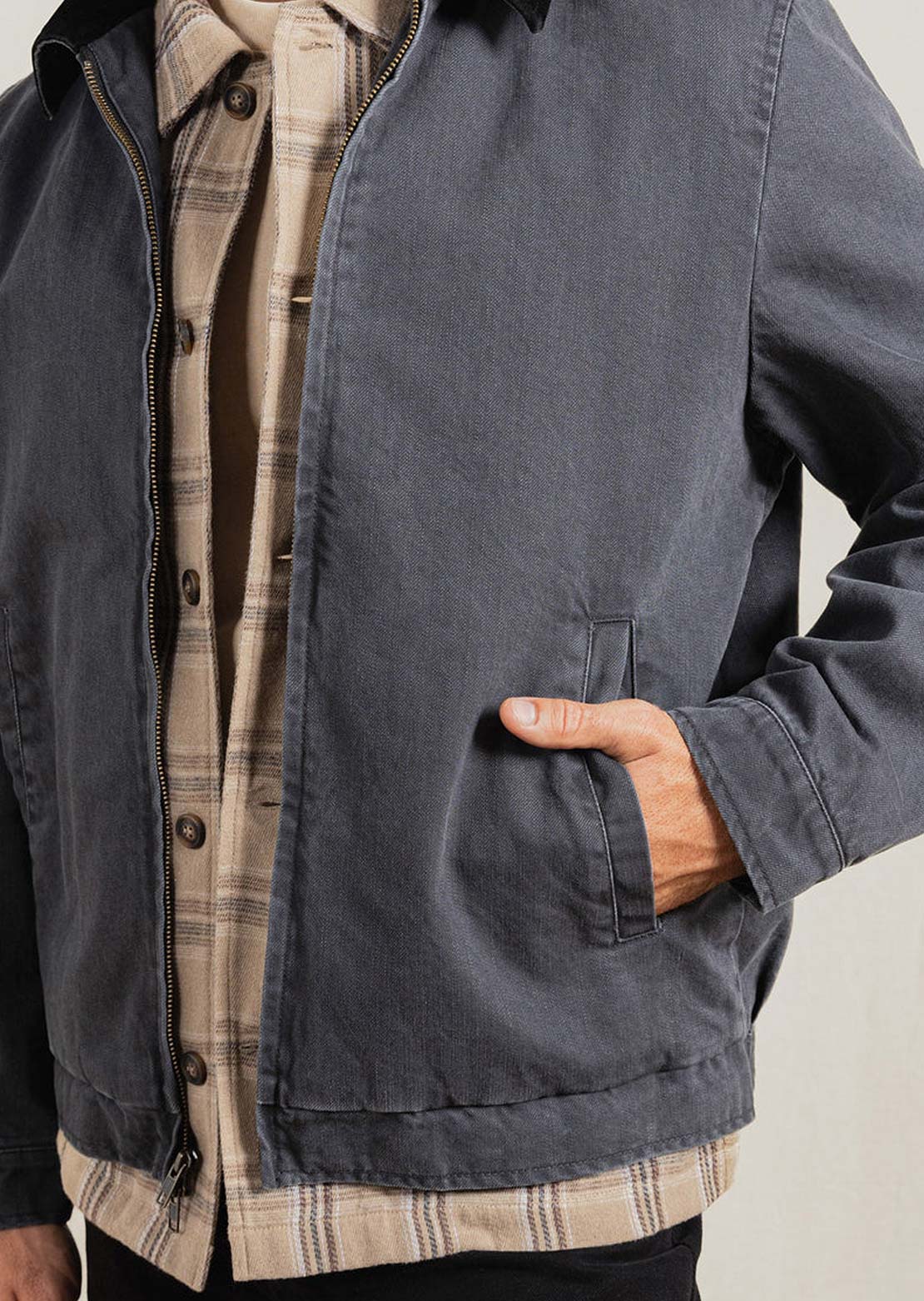 Rhythm Men's Mirissa Jacket Worn Black