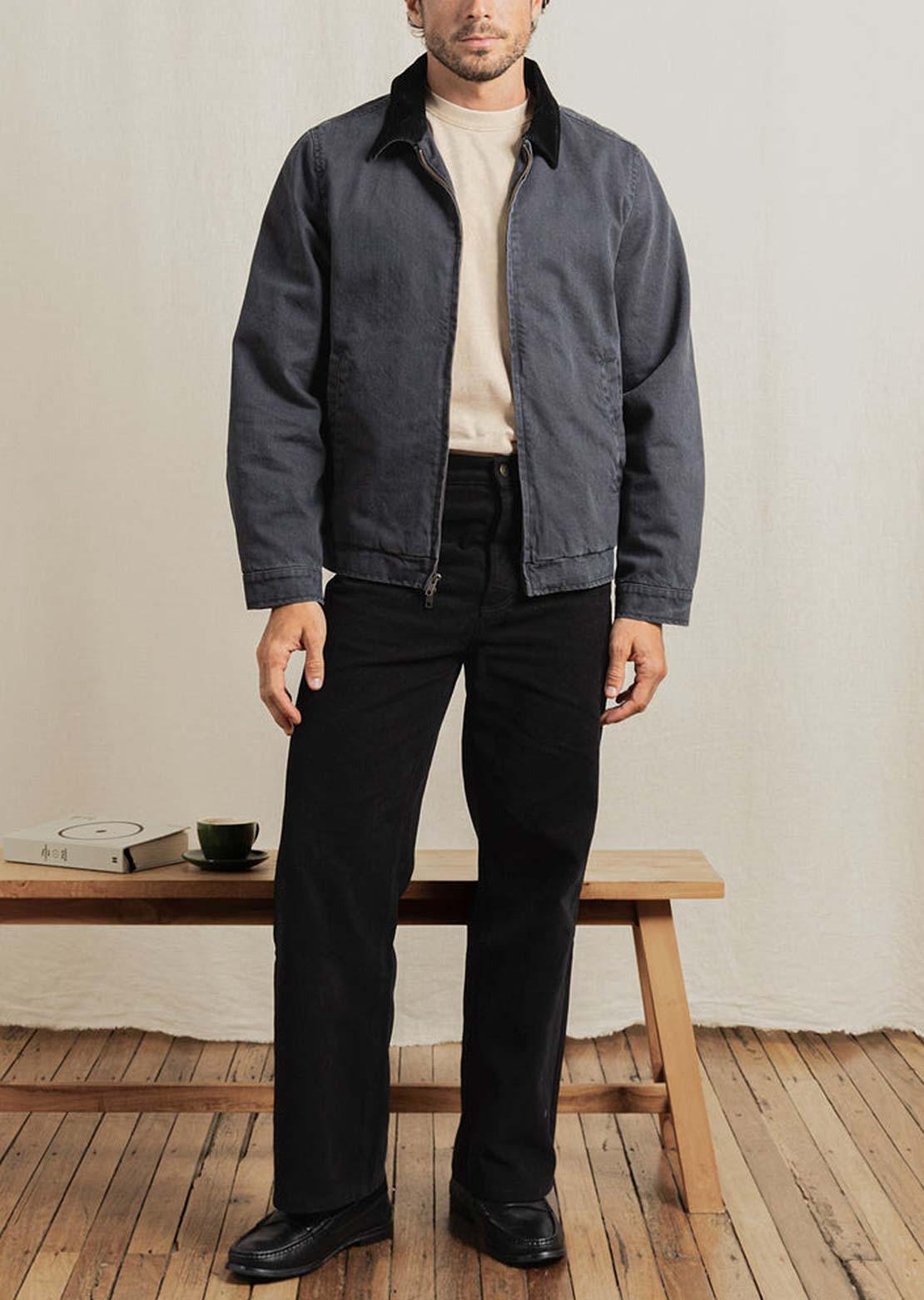 Rhythm Men's Mirissa Jacket Worn Black