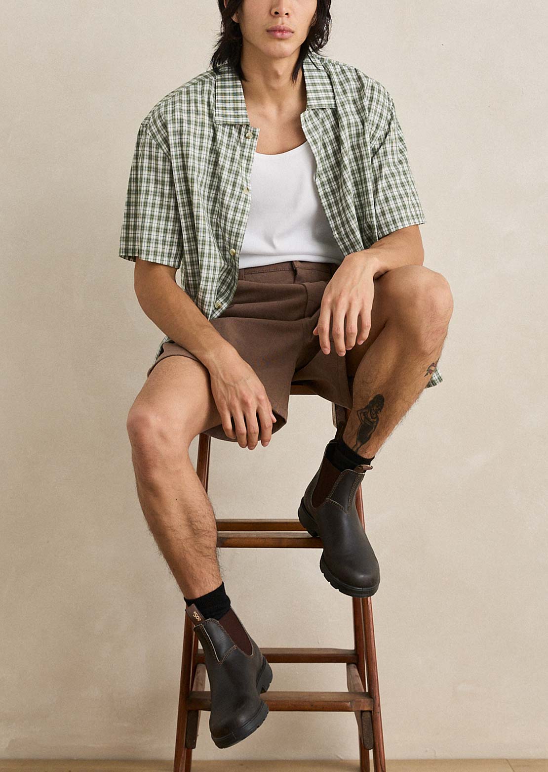 Rhythm Men's Phasers Relaxed Button Up Shirt