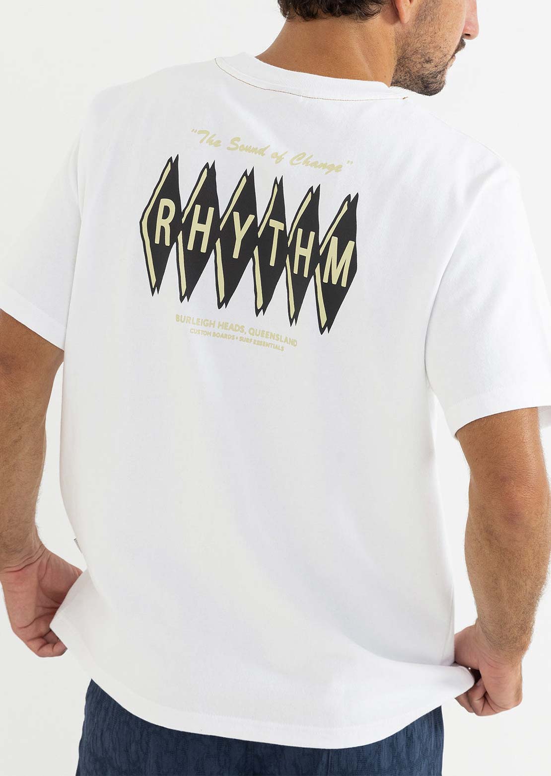 Rhythm Men's Poolroom Vintage T-Shirt White