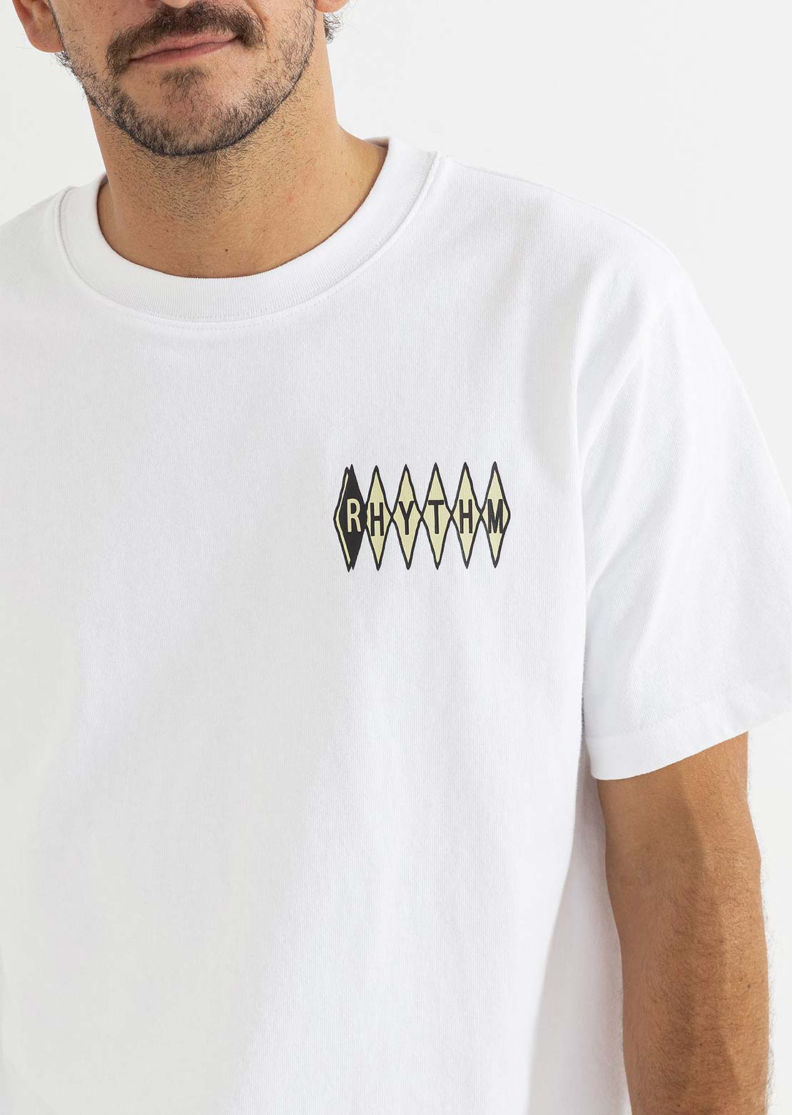 Rhythm Men's Poolroom Vintage T-Shirt White