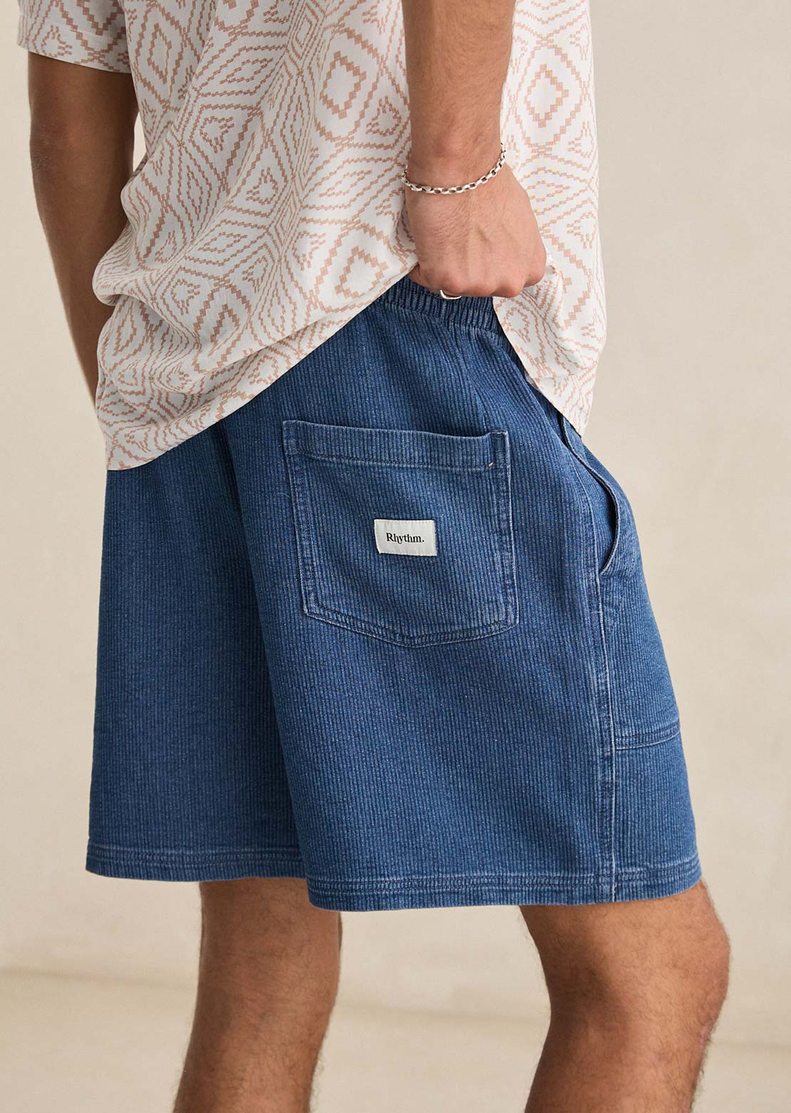 Rhythm Men's Textured Wale Jam Shorts