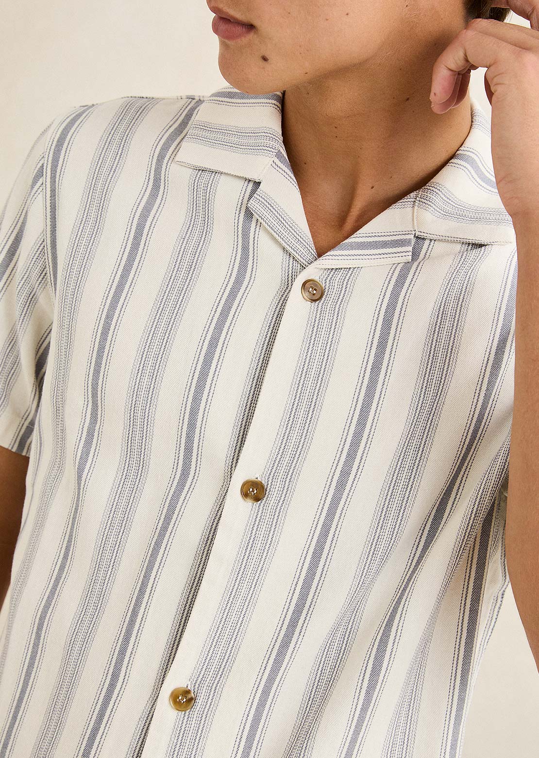Rhythm Men's Turkish Stripe Button Up Shirts