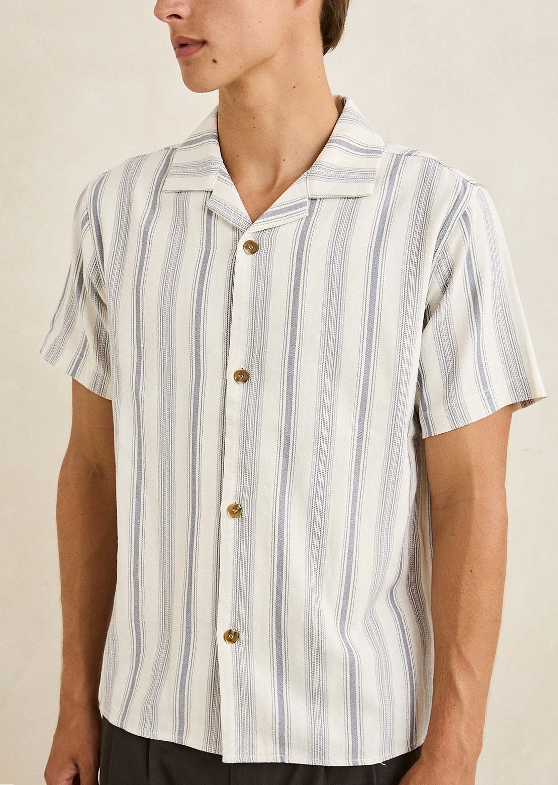 Rhythm Men's Turkish Stripe Button Up Shirts