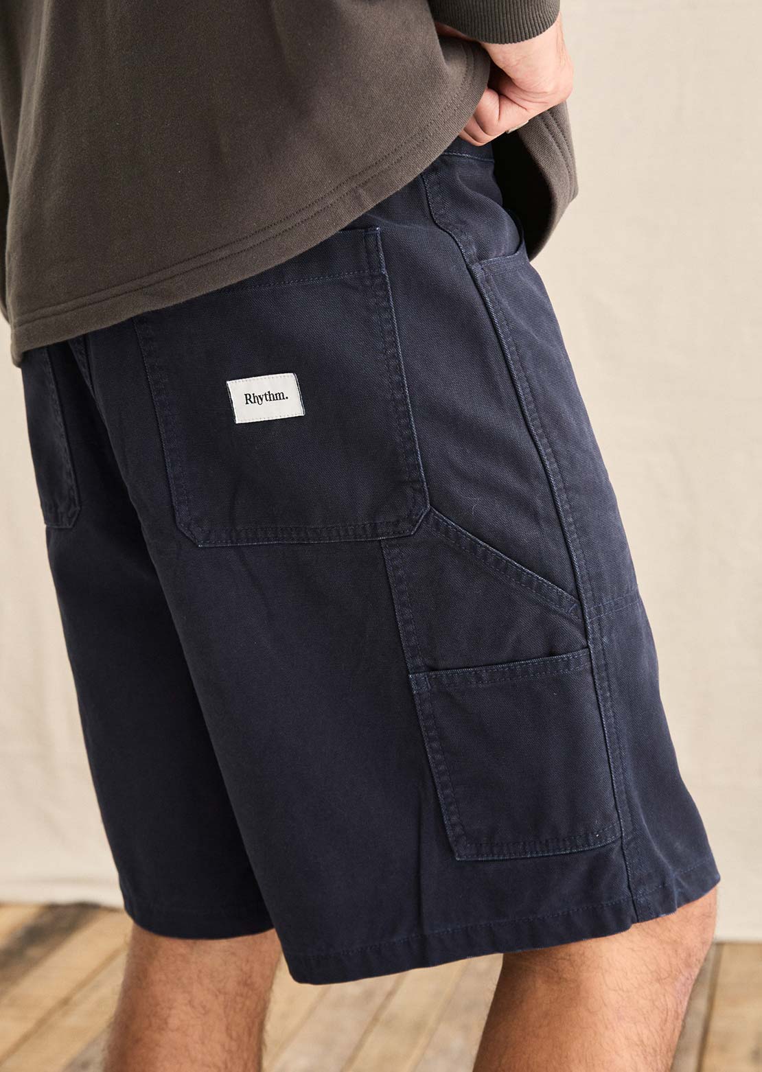 Rhythm Men's Washed Canvas Shorts