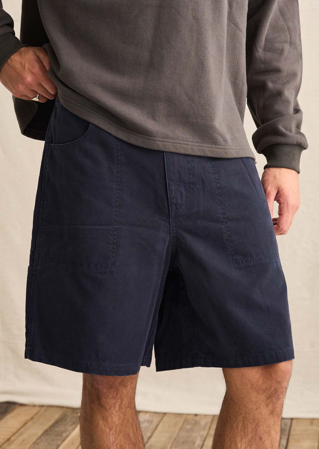 Rhythm Men's Washed Canvas Shorts