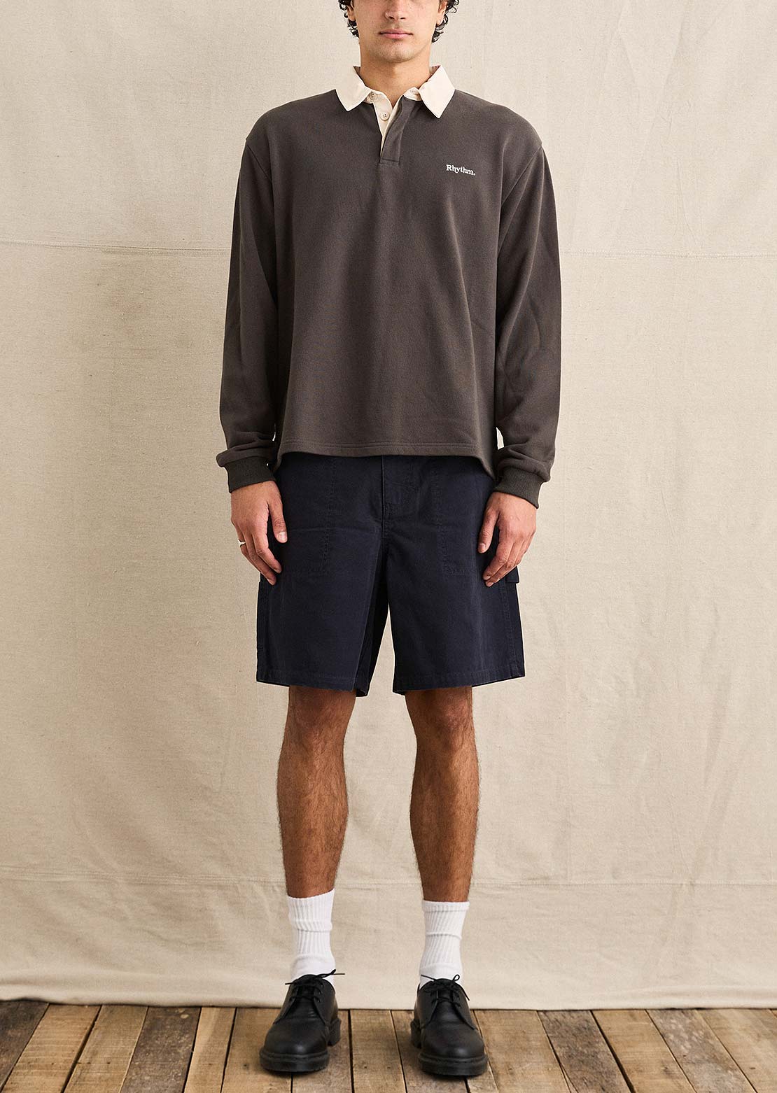 Rhythm Men's Washed Canvas Shorts