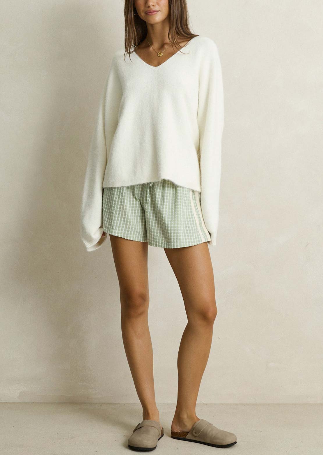 Rhythm Women's Adele Oversized Long Sleeve Knit Top