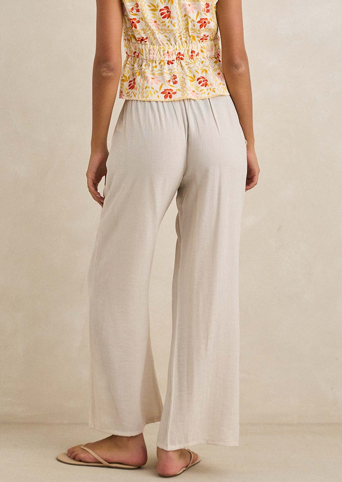Rhythm Women's Airlie Beach Pants Ivory
