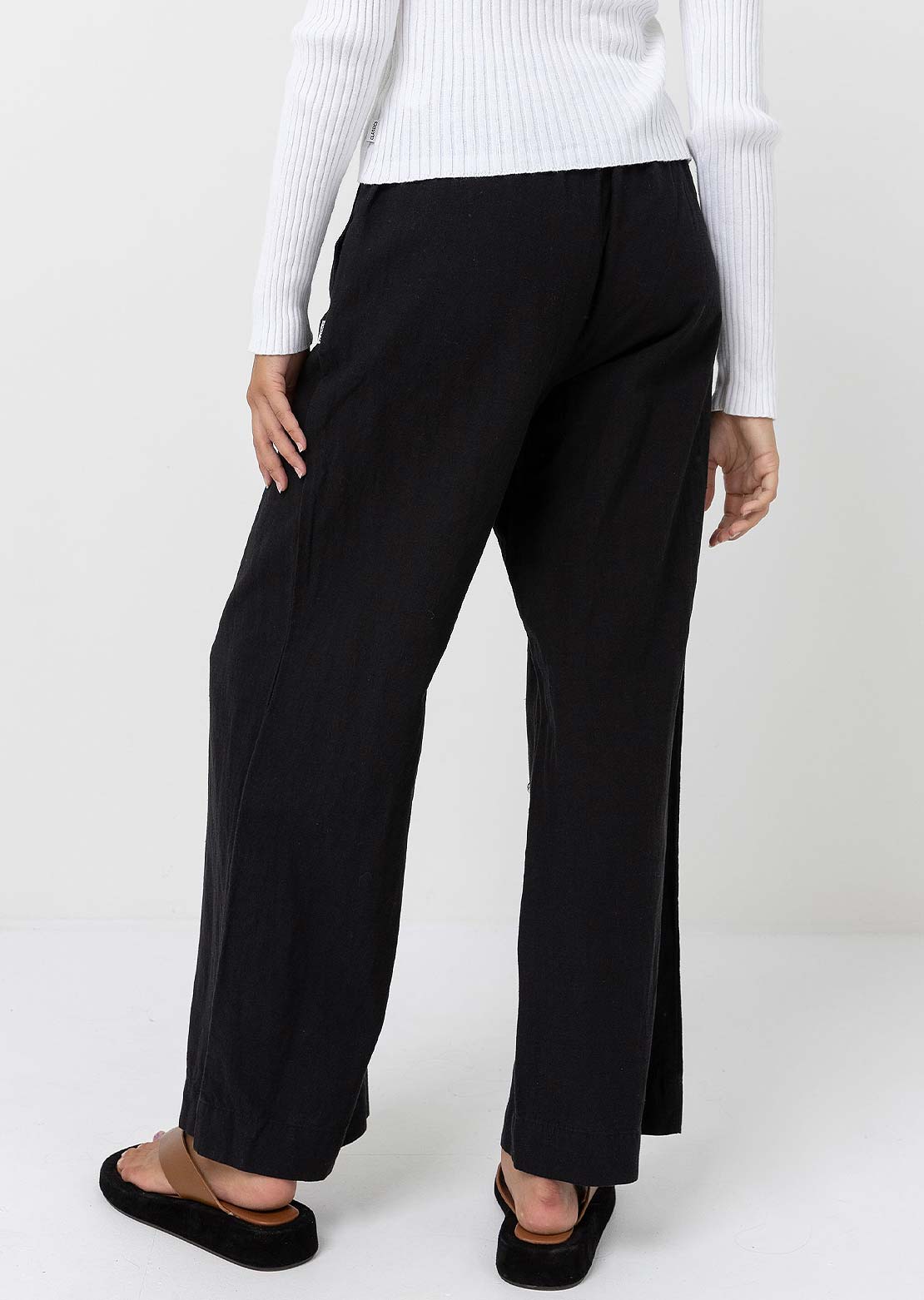 Rhythm Women's Classic Drawstring Pants Black