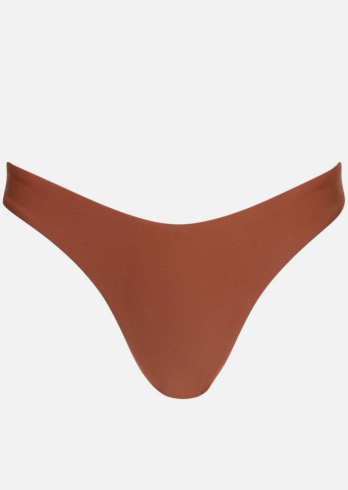 Rhythm Women's Classic Hi Cut Bikini Bottom Rust