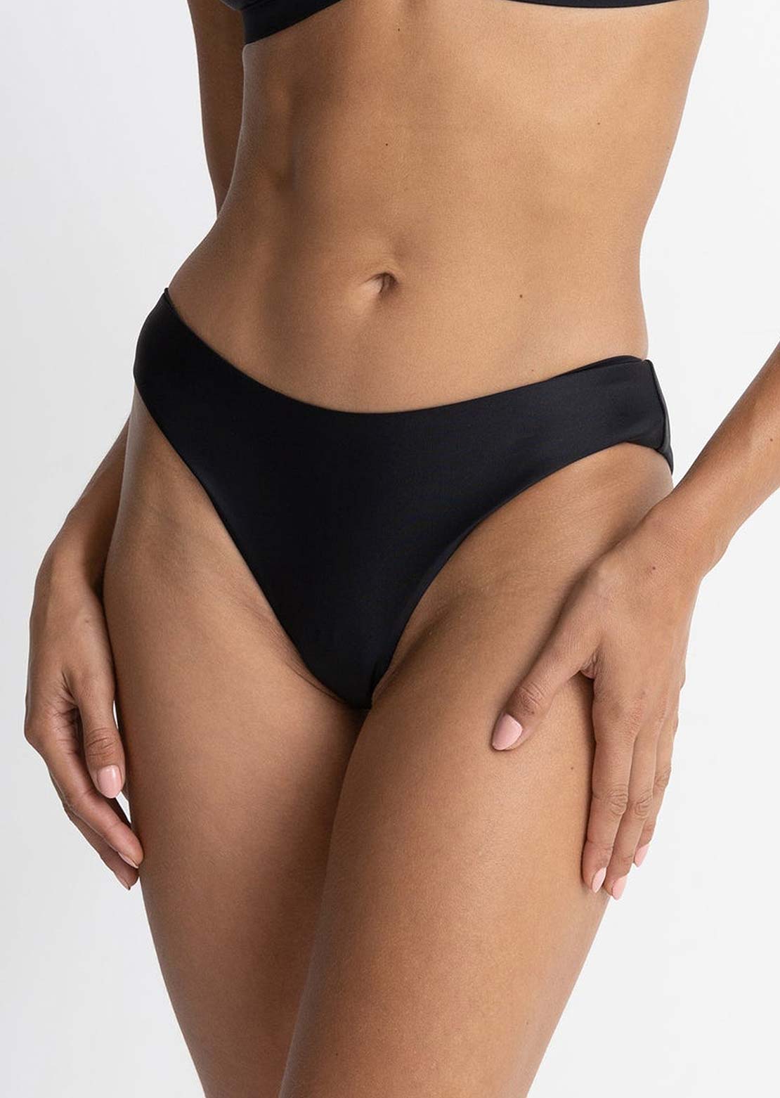Rhythm Women's Classic Holiday Bikini Bottom Black