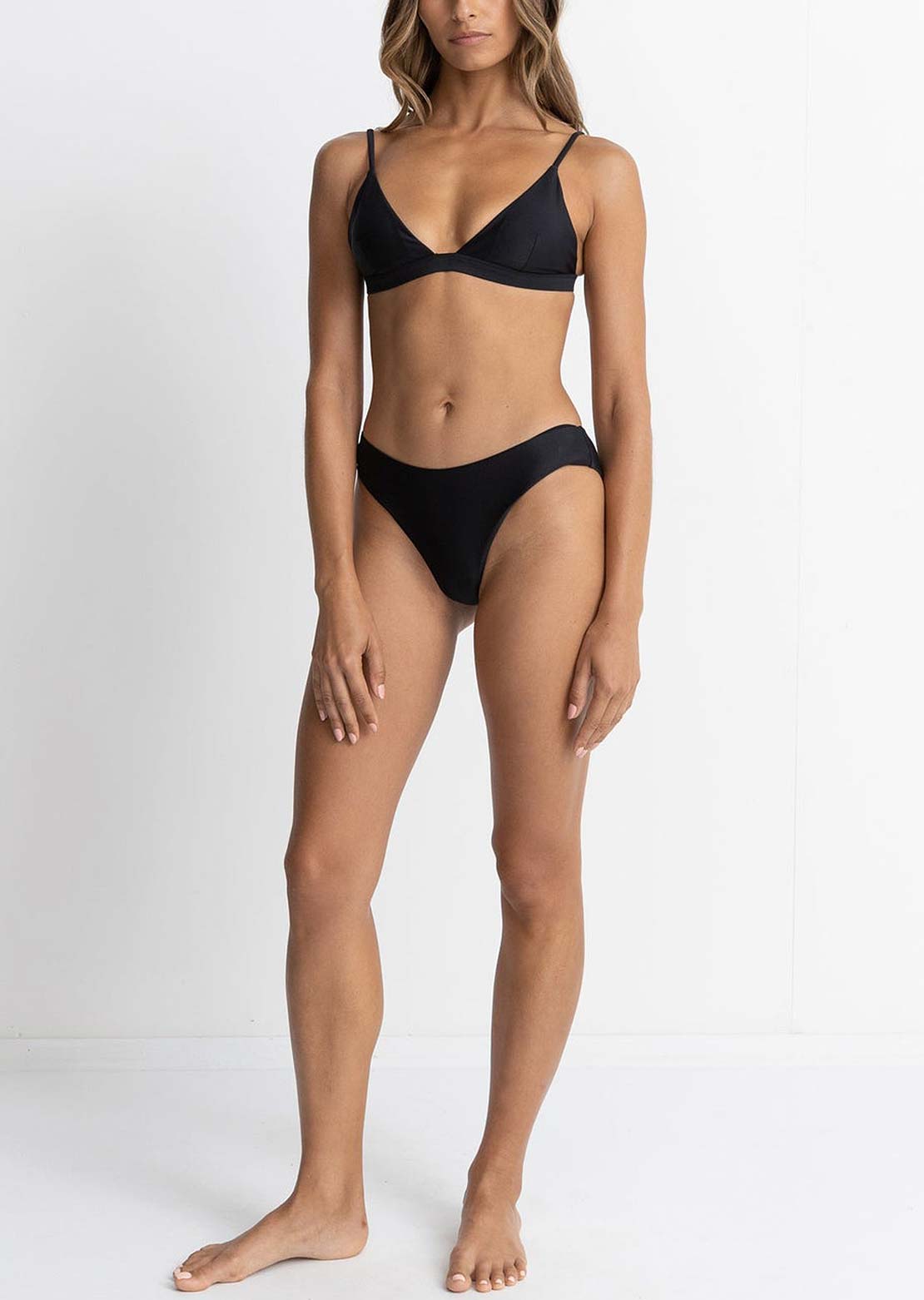 Rhythm Women's Classic Holiday Bikini Bottom Black