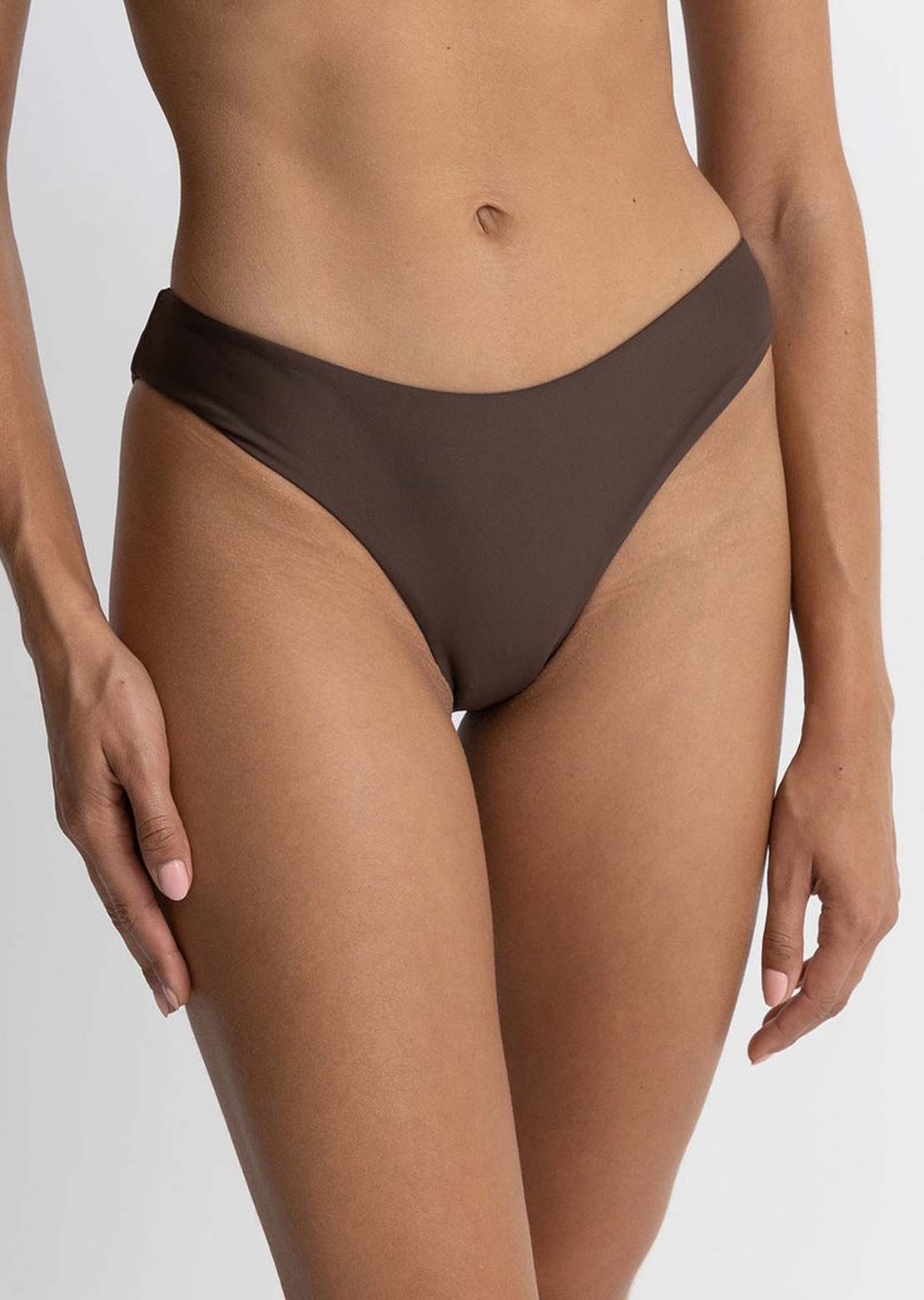 Rhythm Women's Classic Holiday Bikini Bottom Chocolate