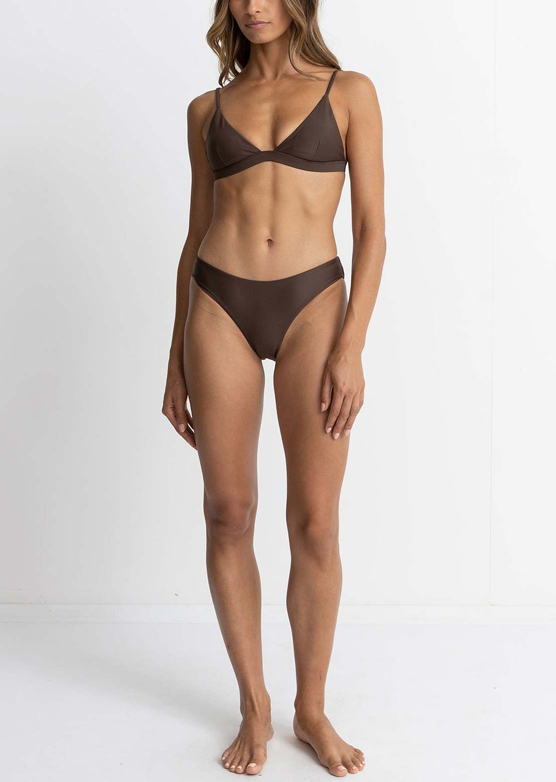 Rhythm Women's Classic Holiday Bikini Bottom Chocolate