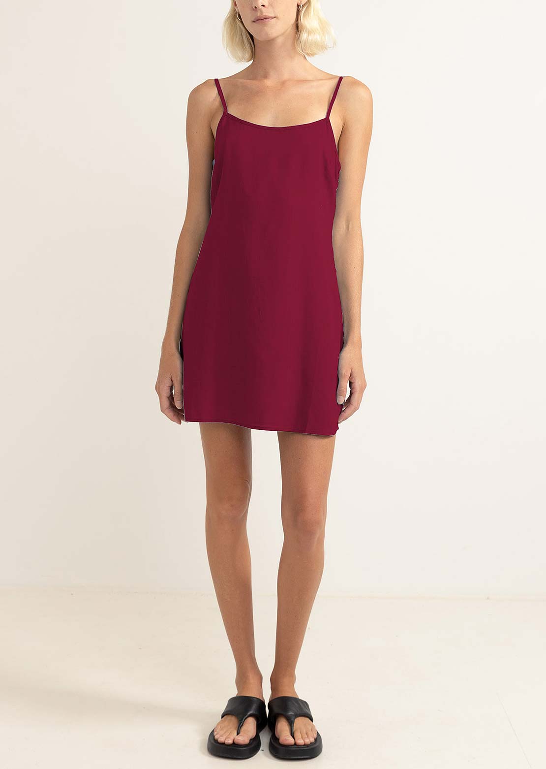 Rhythm Women's Classic Slip Dress Sangria