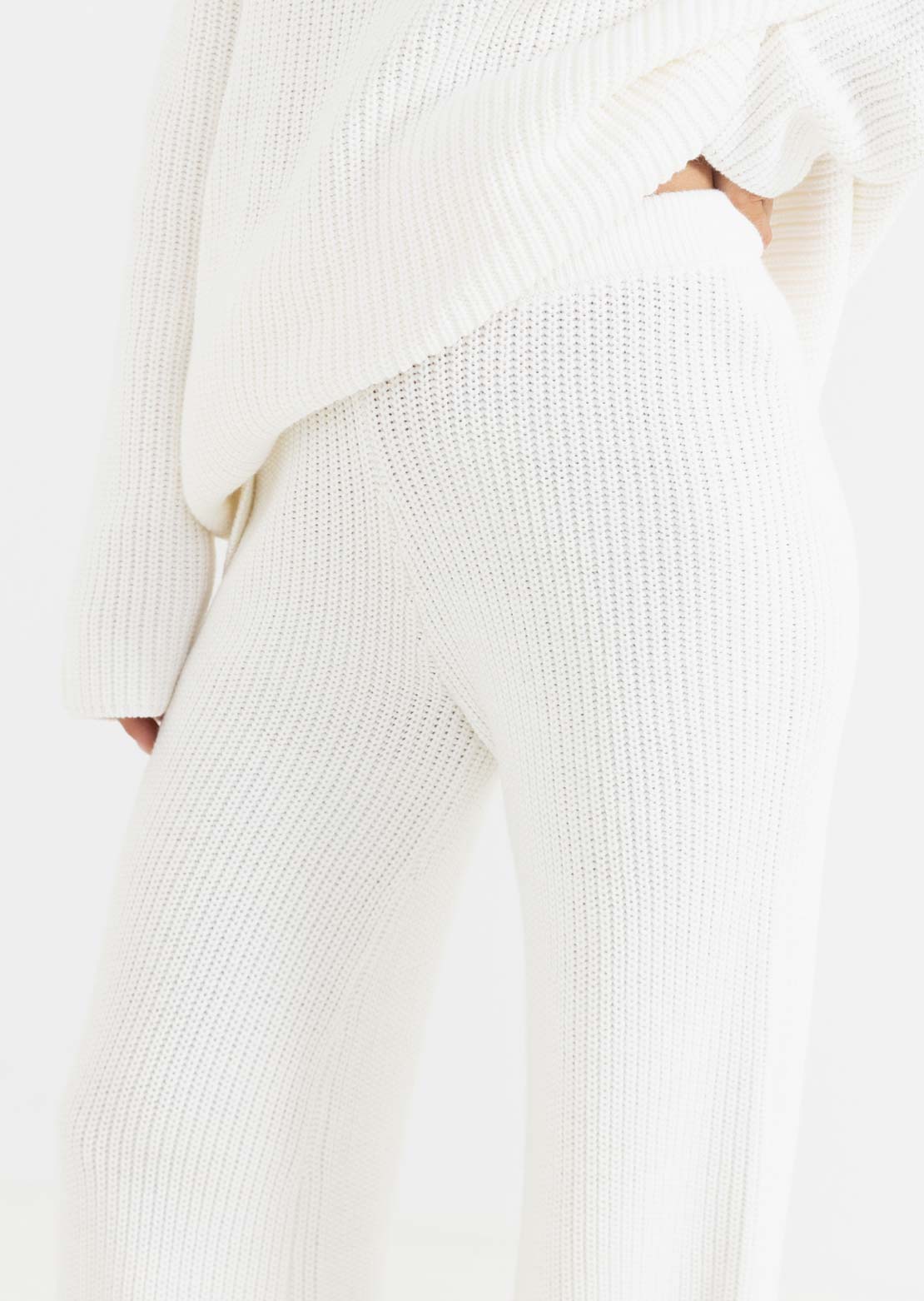 Rhythm Women's Essential Knit Pants White