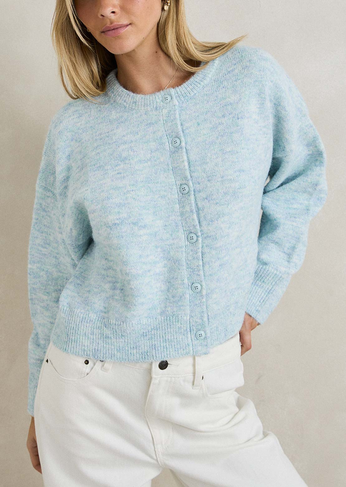 Rhythm Women's Estelle Fluffy Knit Cardigan