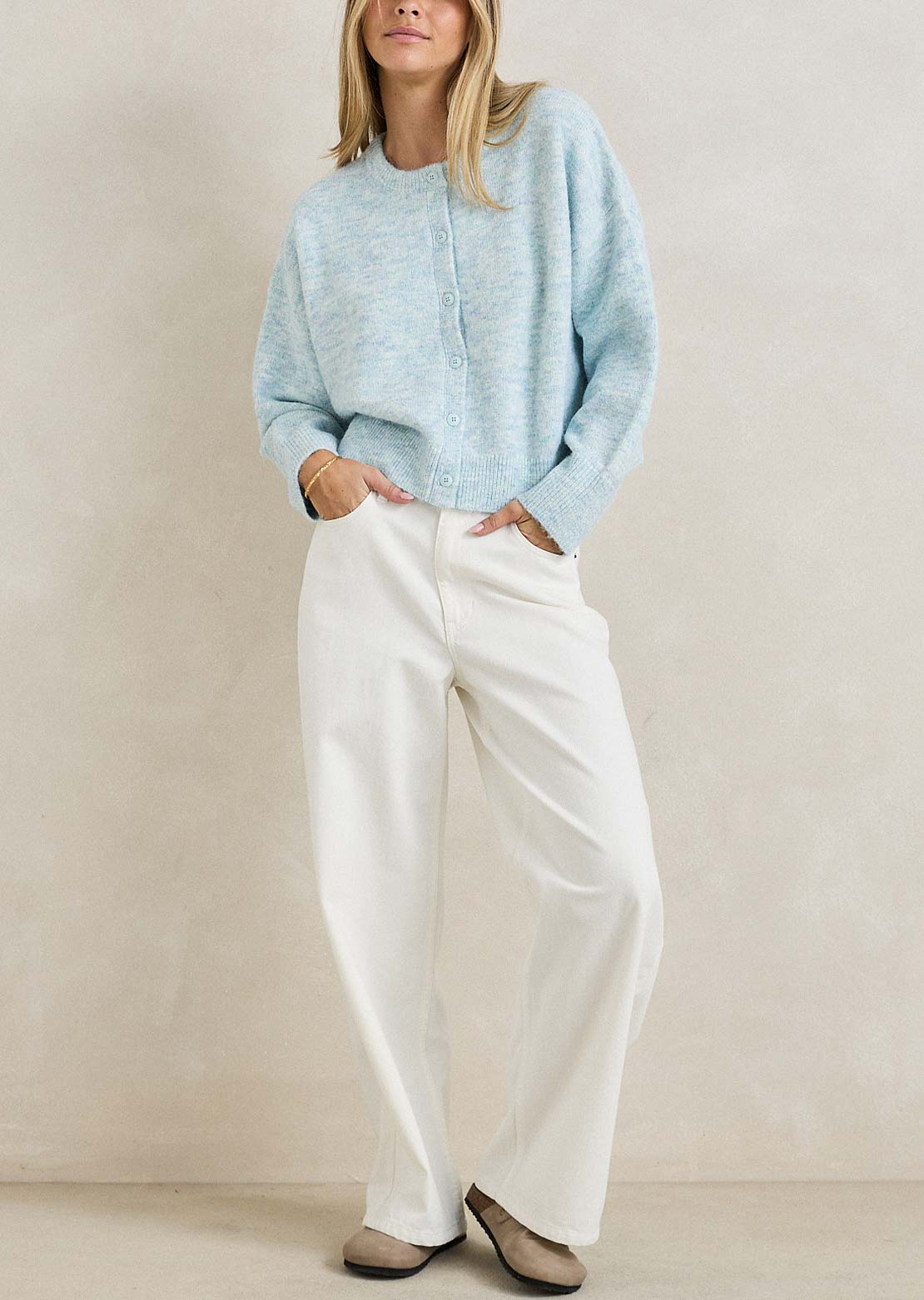Rhythm Women's Estelle Fluffy Knit Cardigan