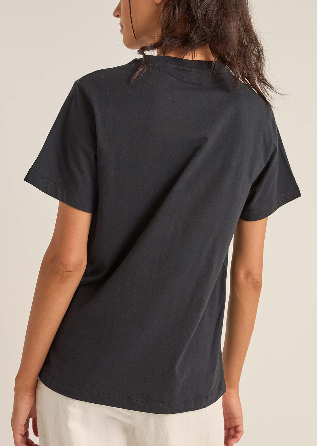 Rhythm Women's Flagship Boyfriend T-Shirt Black