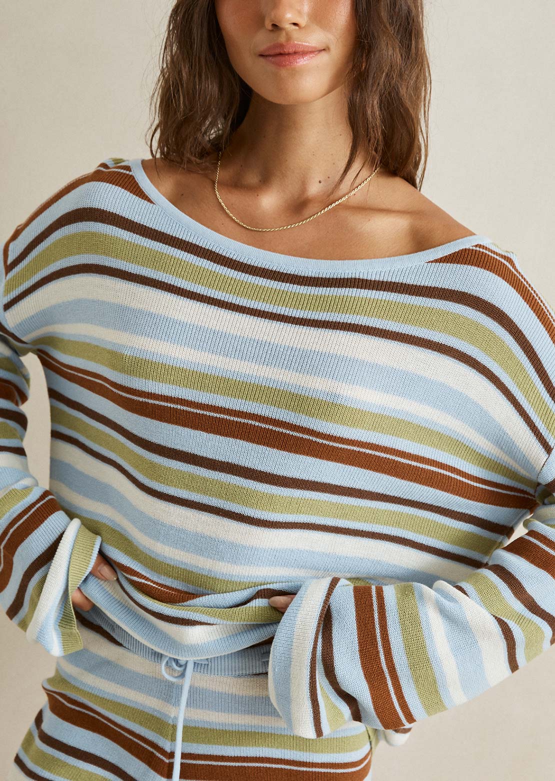 Rhythm Women's Frankie Stripe Knit Top