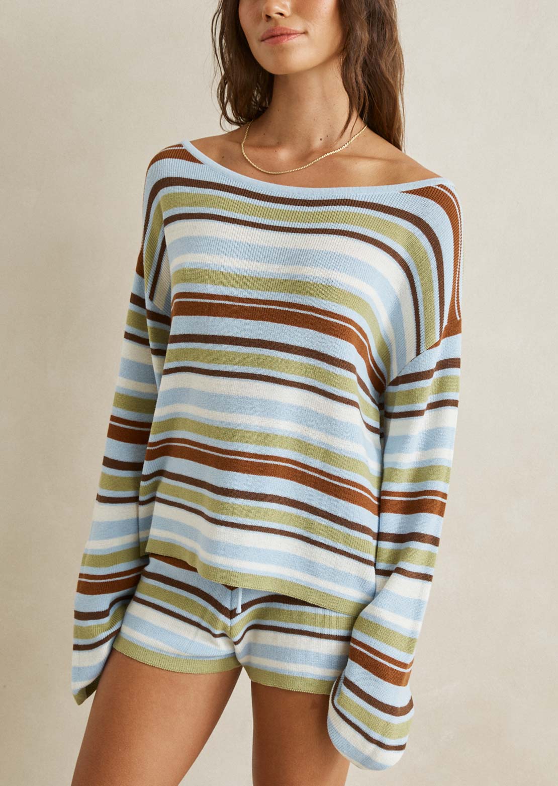 Rhythm Women's Frankie Stripe Knit Top