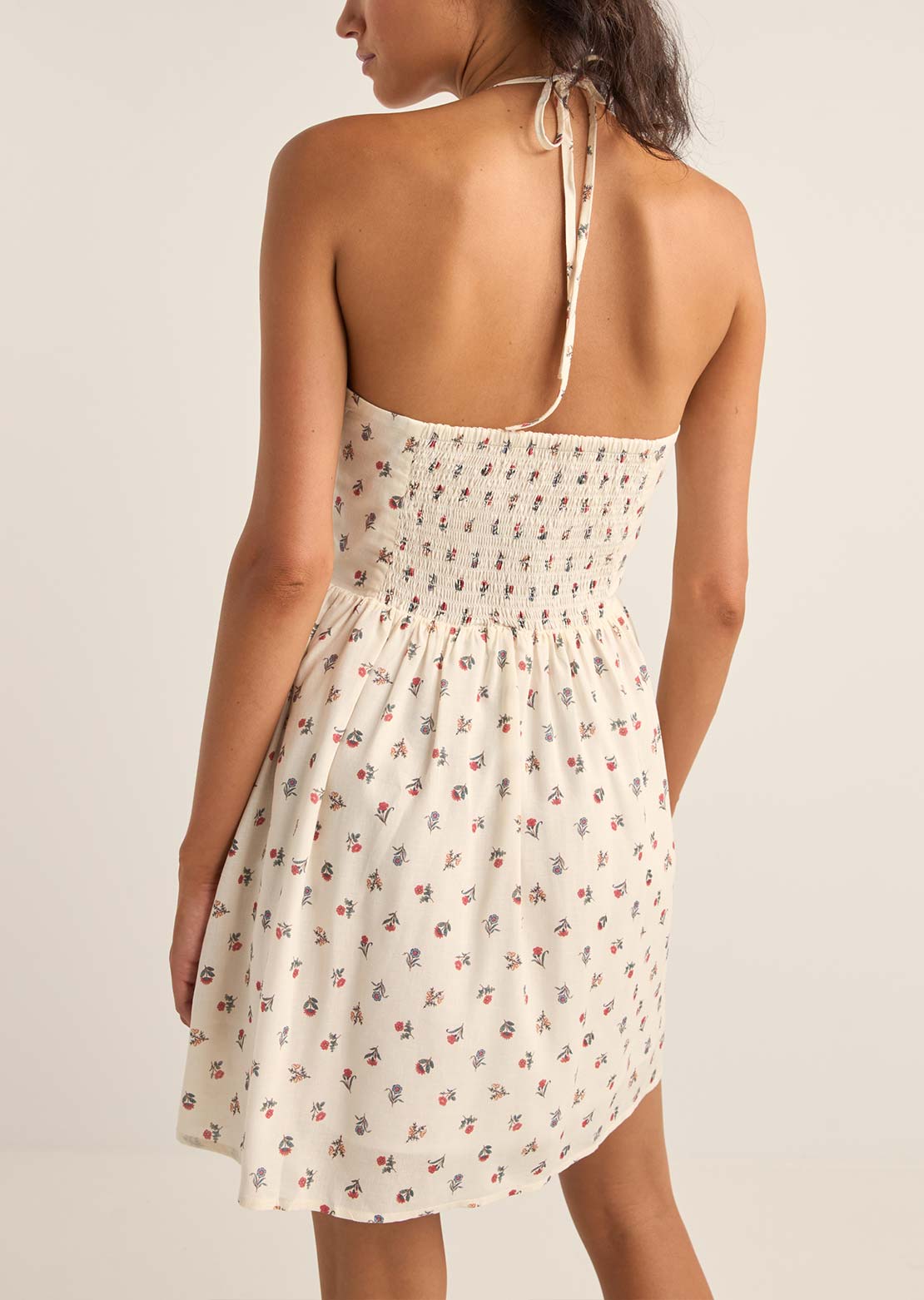 Rhythm Women's Harper Halter Mini Dress Red Floral