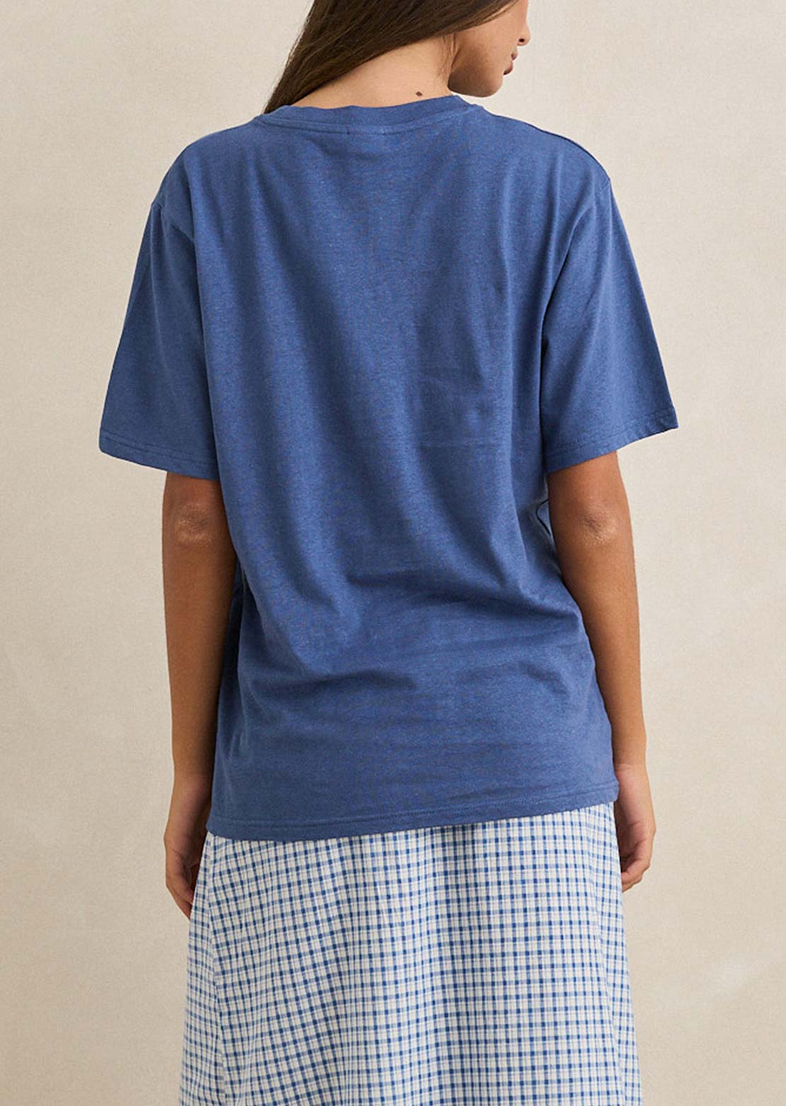 Rhythm Women's Island Oversized T-Shirt Indigo