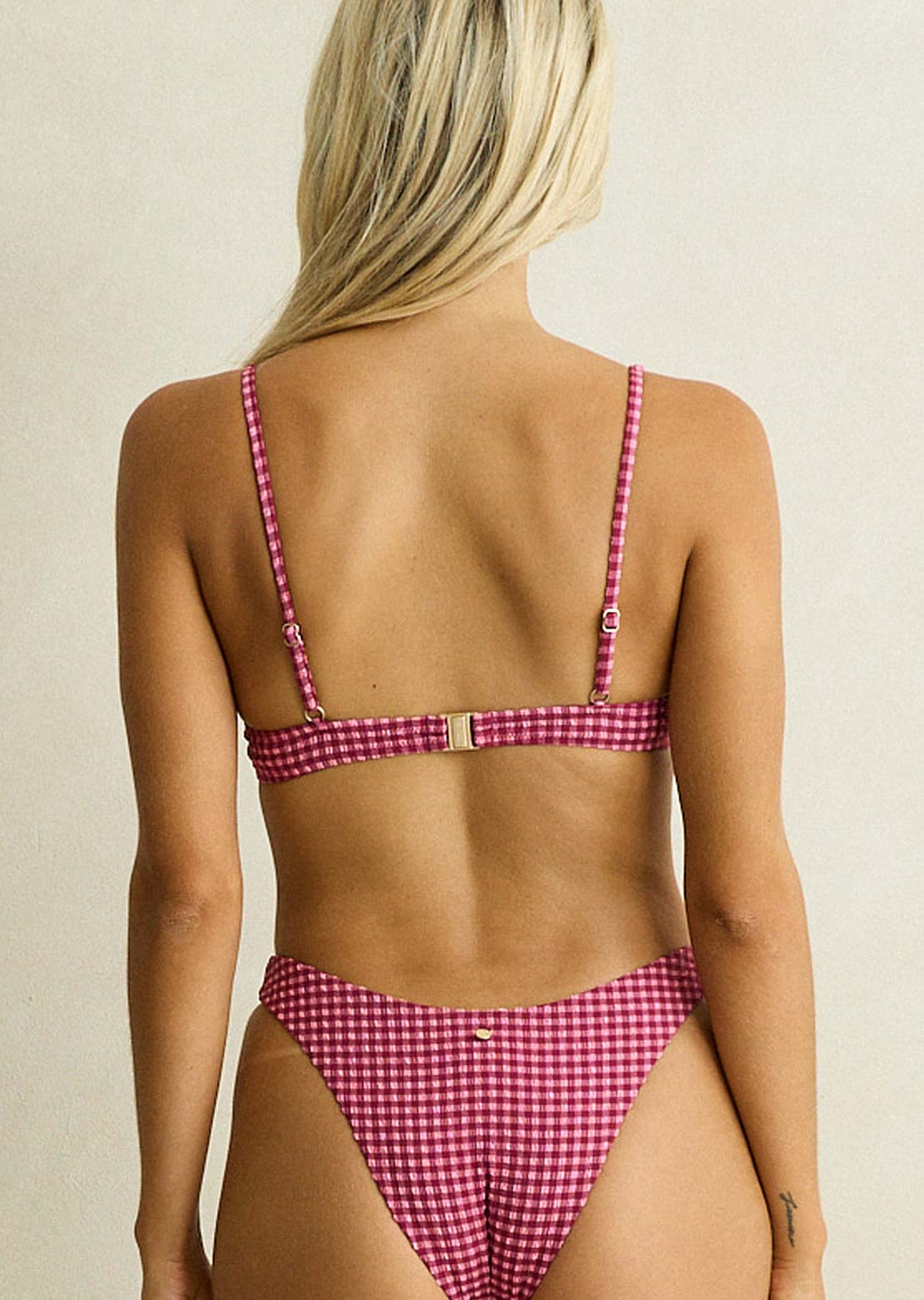 Rhythm Women's Lola Check Underwire Top