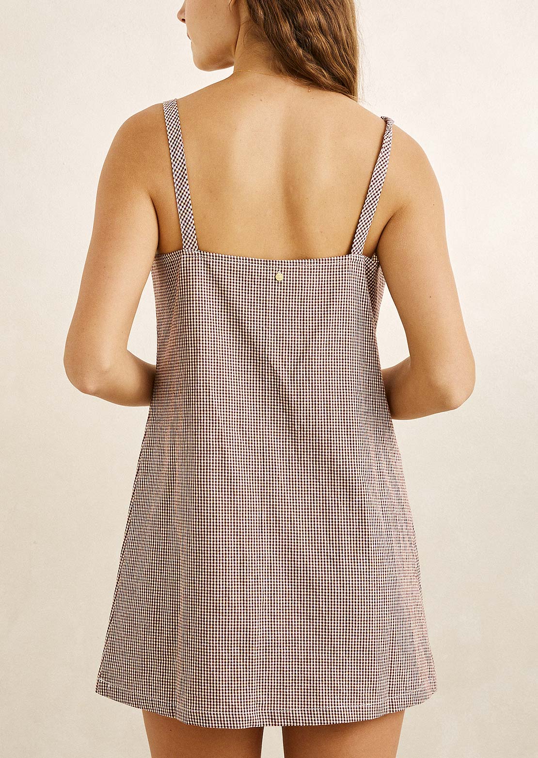 Rhythm Femmes London Check Slip Robe