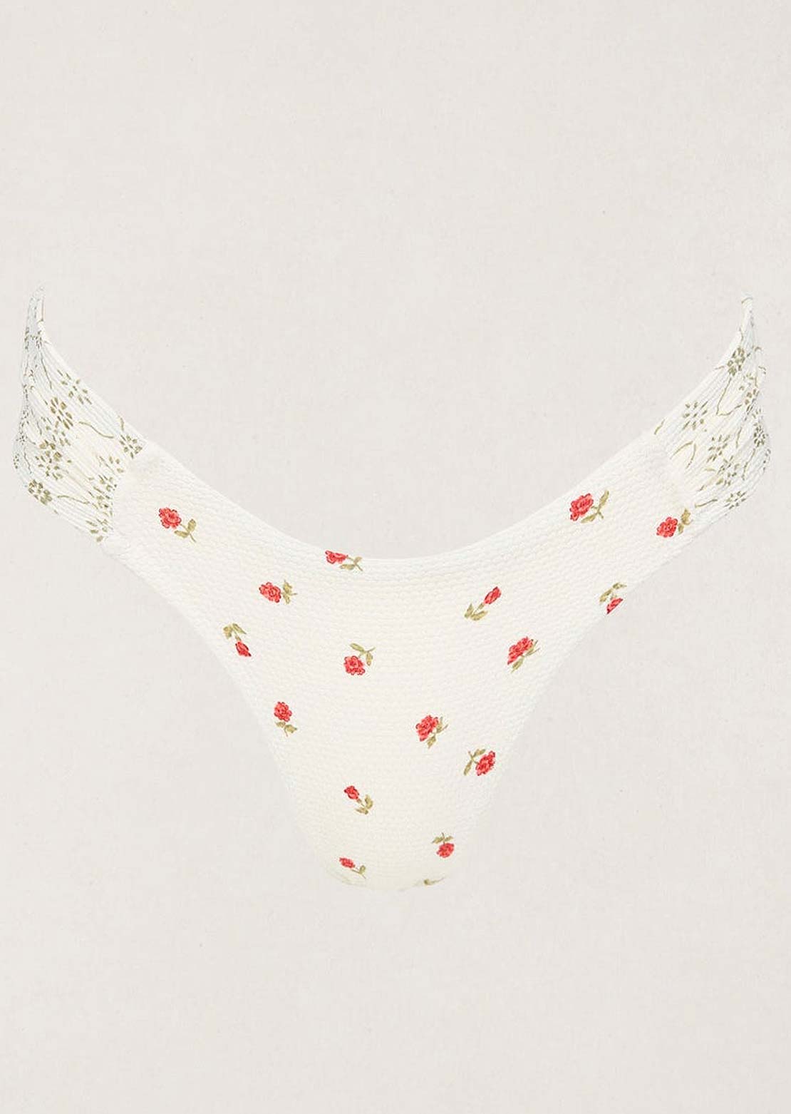Rhythm Women's Mila Soft Side Holiday Bikini Bottom Cream