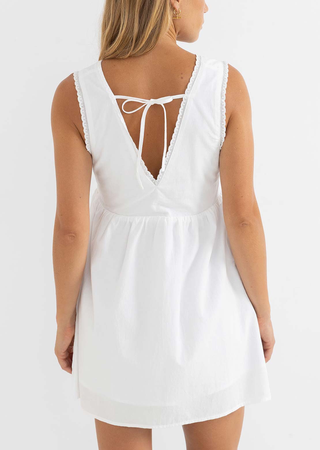 Rhythm Women's Presley Dress Off White
