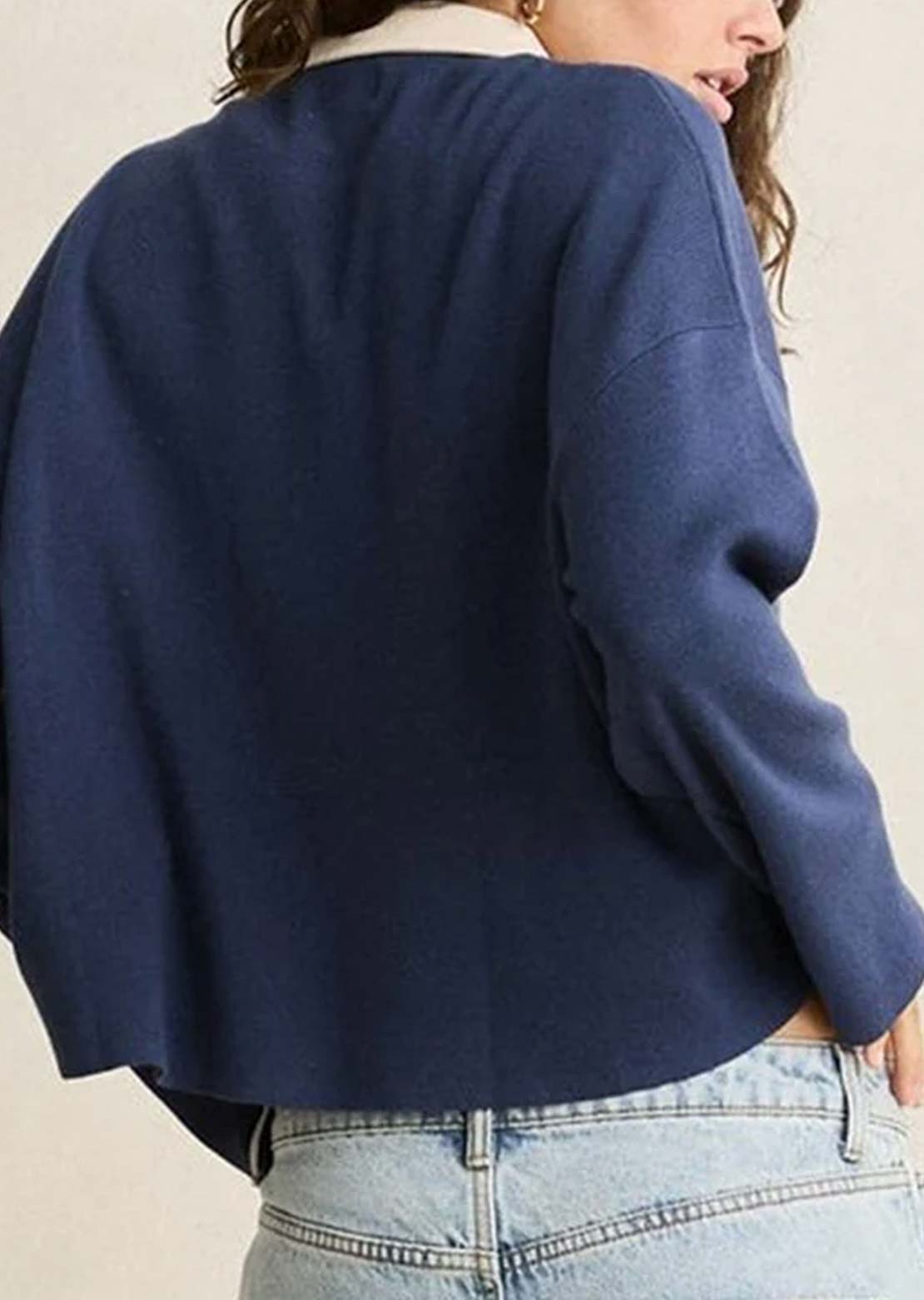 Rhythm Women's Rugby Polo Knit Sweater