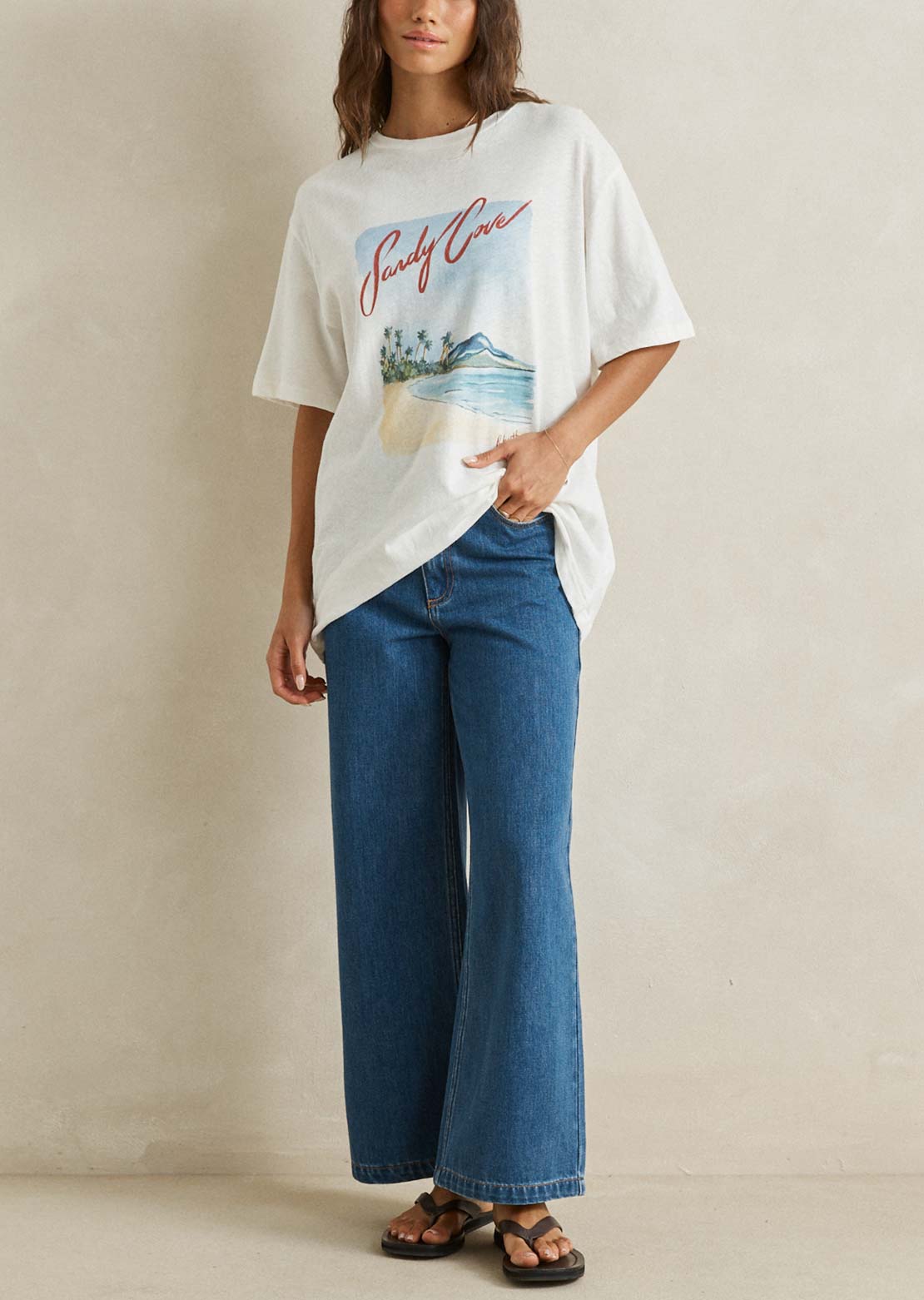 Rhythm Women's Sandy Cove Oversized T-Shirt
