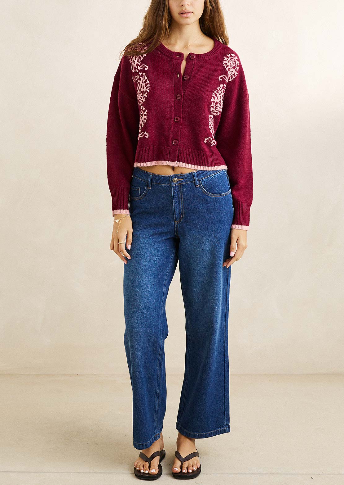 Rhythm Women's Sandy Crop Cardigan