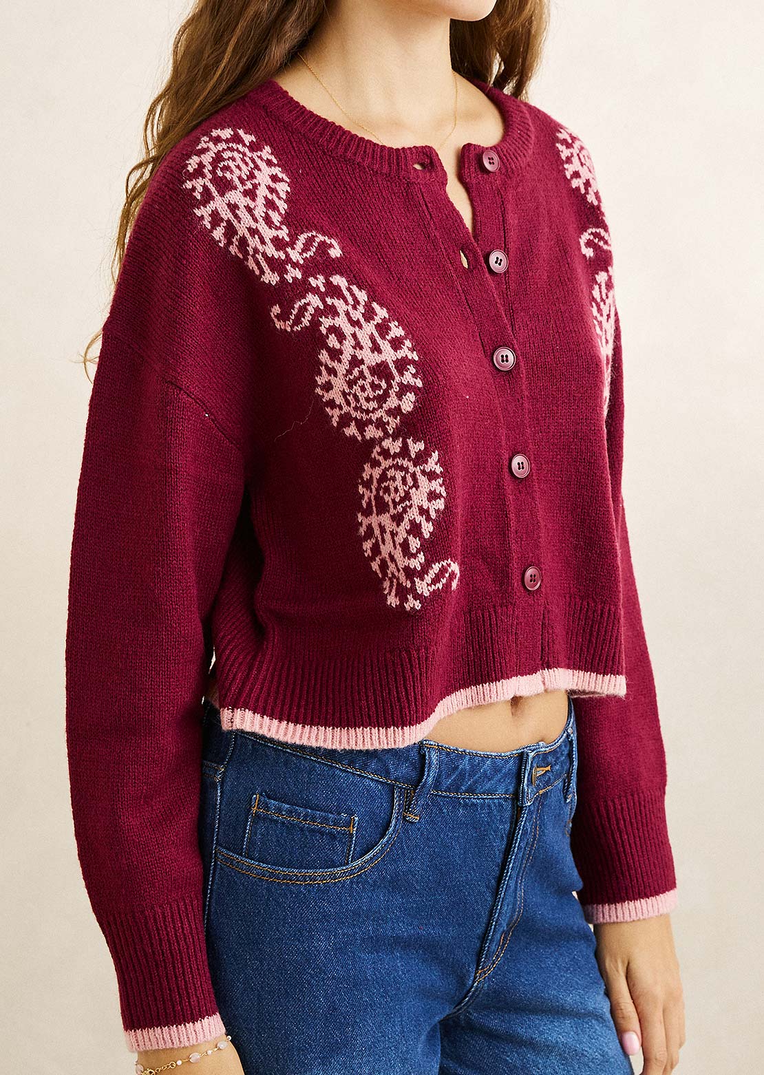 Rhythm Women's Sandy Crop Cardigan