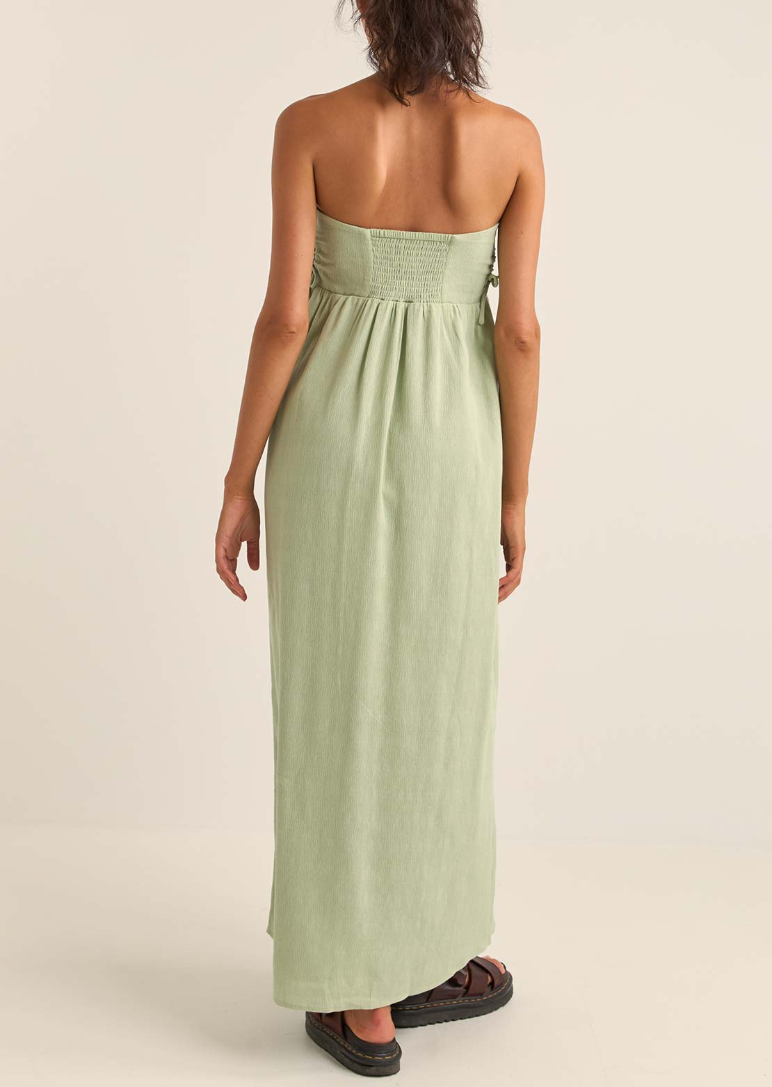 Rhythm Women's Zali Tie Side Maxi Dress Sage
