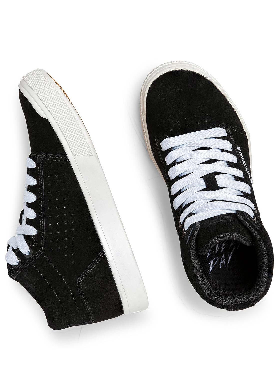 Ride Concepts Junior Vice Mid Flat Shoes Black/White