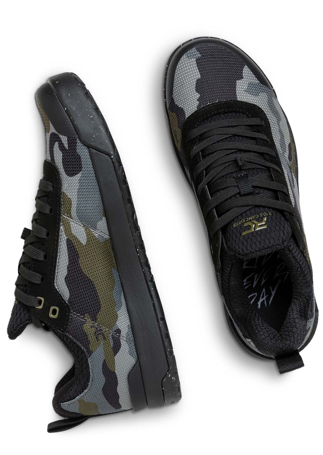 Ride Concepts Men's Accomplice Clip Shoes Olive Camo