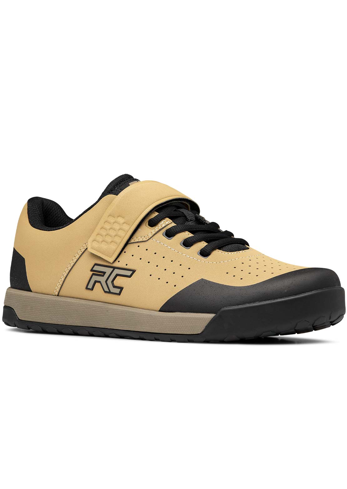 Ride Concepts Men's Hellion Clip Trail Shoes Khaki/Black