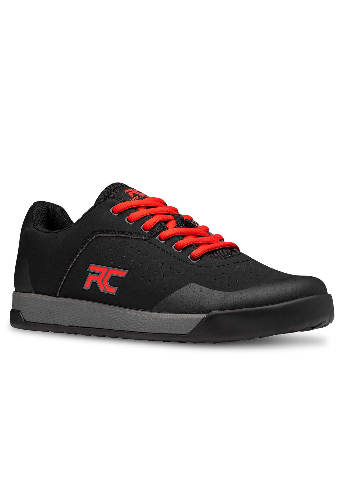 Ride Concepts Men's Hellion Flat Shoes Black/Red