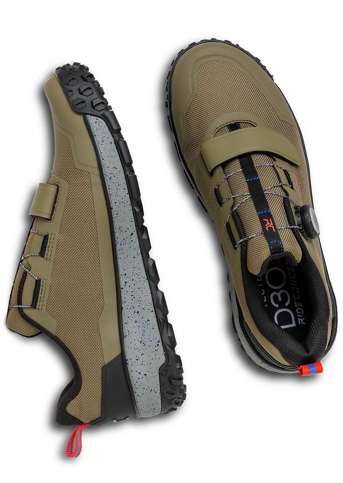 Ride Concepts Men&#39;s Tallac Clip BOA Trail Clipless Shoes Earth/Black