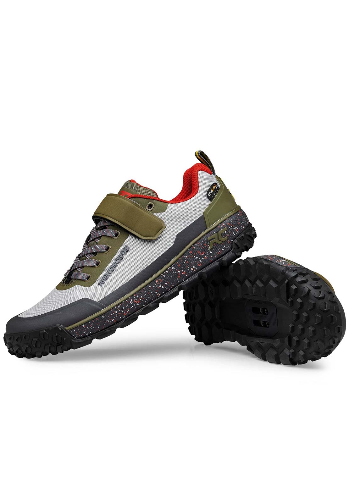 Ride Concepts Men's Tallac Clip Trail Shoes Grey Olive