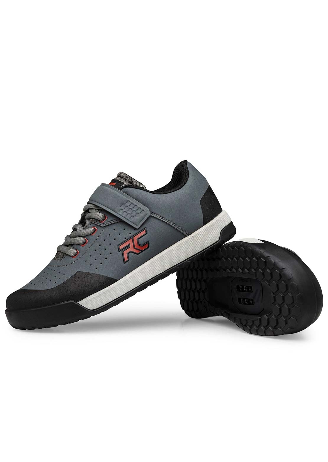 Ride Concepts Women's Hellion Clip Trail Shoes Charcoal/Manzanita