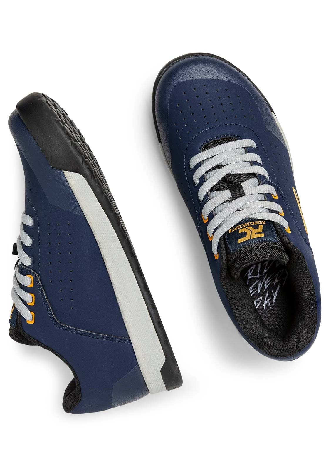 Ride Concepts Women's Hellion Flat Shoes Midnight Sunflower